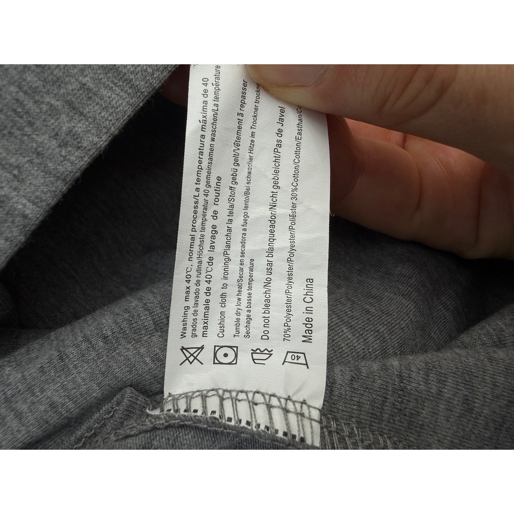 Meuponc Womens Gray Post Surgery Recovery Robe with Drain Pockets Medium - Picture 7 of 8
